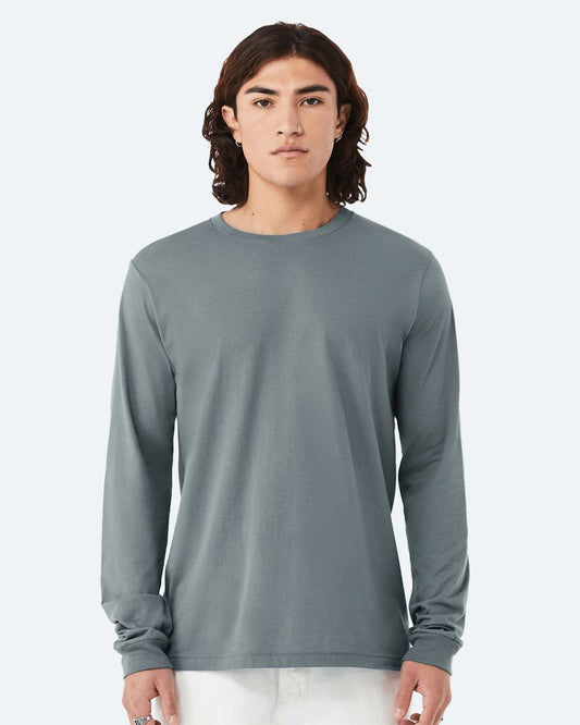 BELLA + CANVAS 3501C Unisex Jersey Long Sleeve T-Shirt | Custom Print