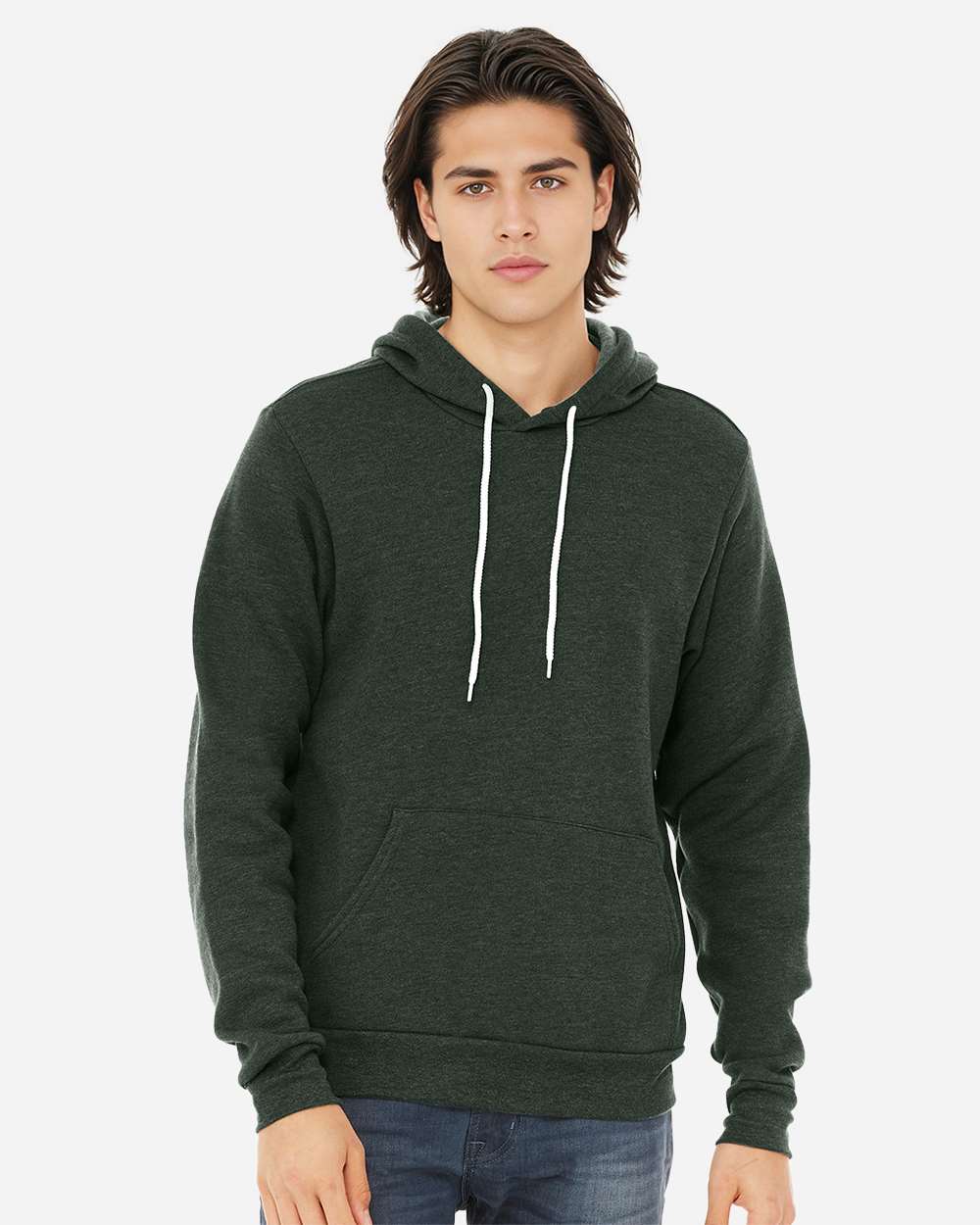 BELLA + CANVAS 3719 Unisex Sponge Fleece Pullover Hoodie | Custom Print