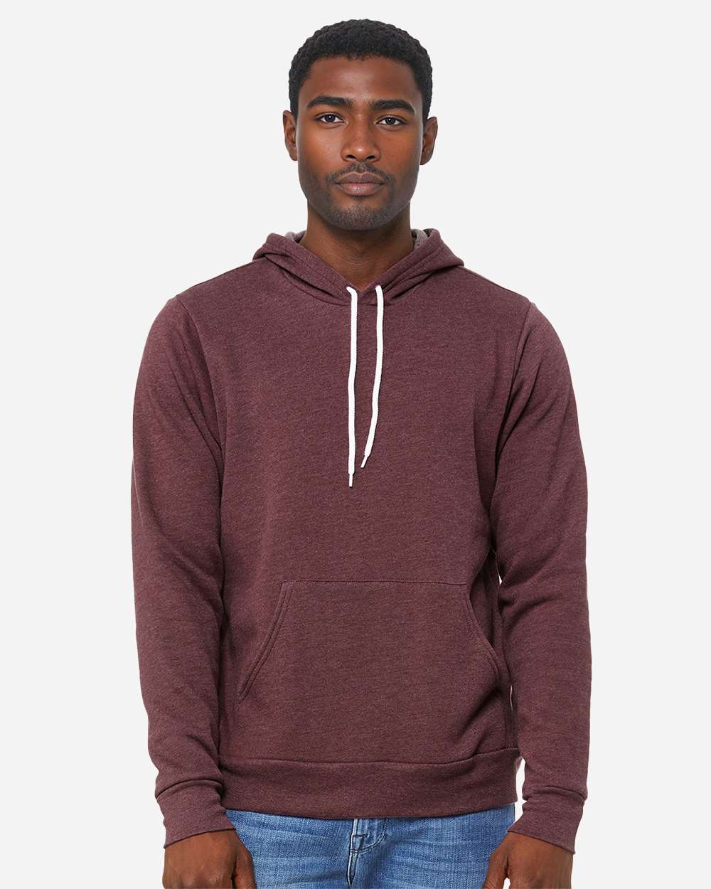 BELLA + CANVAS 3719 Unisex Sponge Fleece Pullover Hoodie | Custom Print
