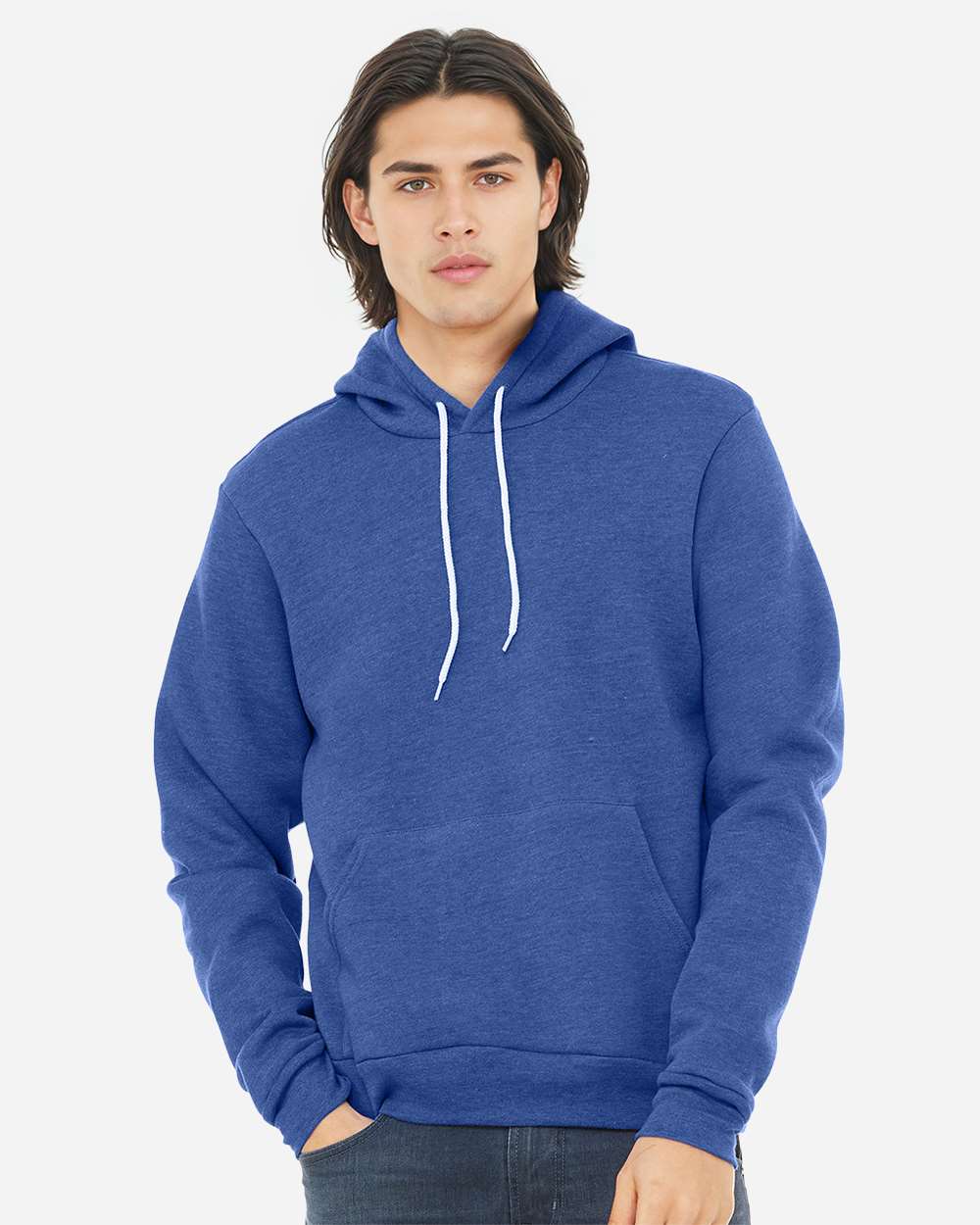 BELLA + CANVAS 3719 Unisex Sponge Fleece Pullover Hoodie | Custom Print
