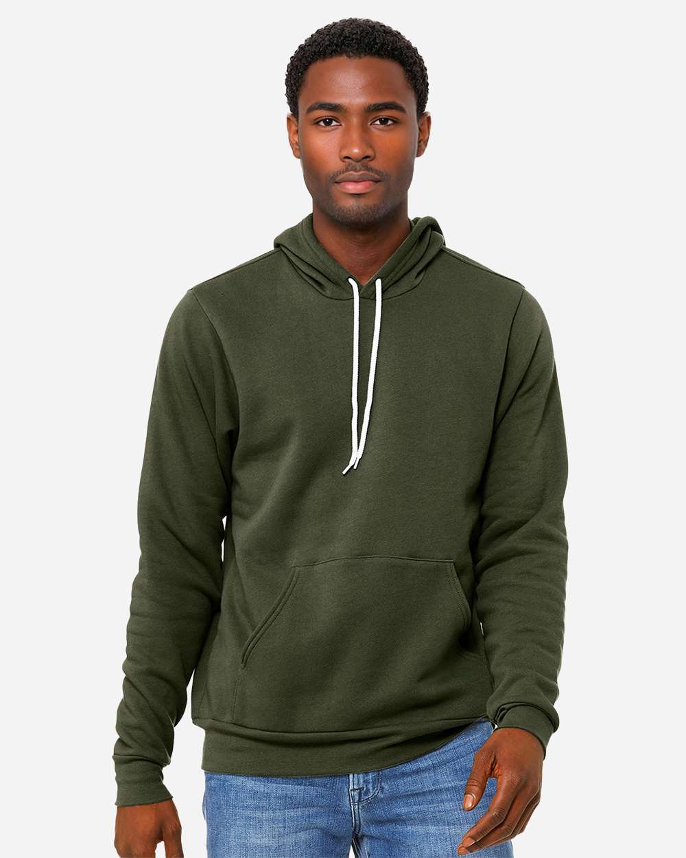 BELLA + CANVAS 3719 Unisex Sponge Fleece Pullover Hoodie | Custom Print