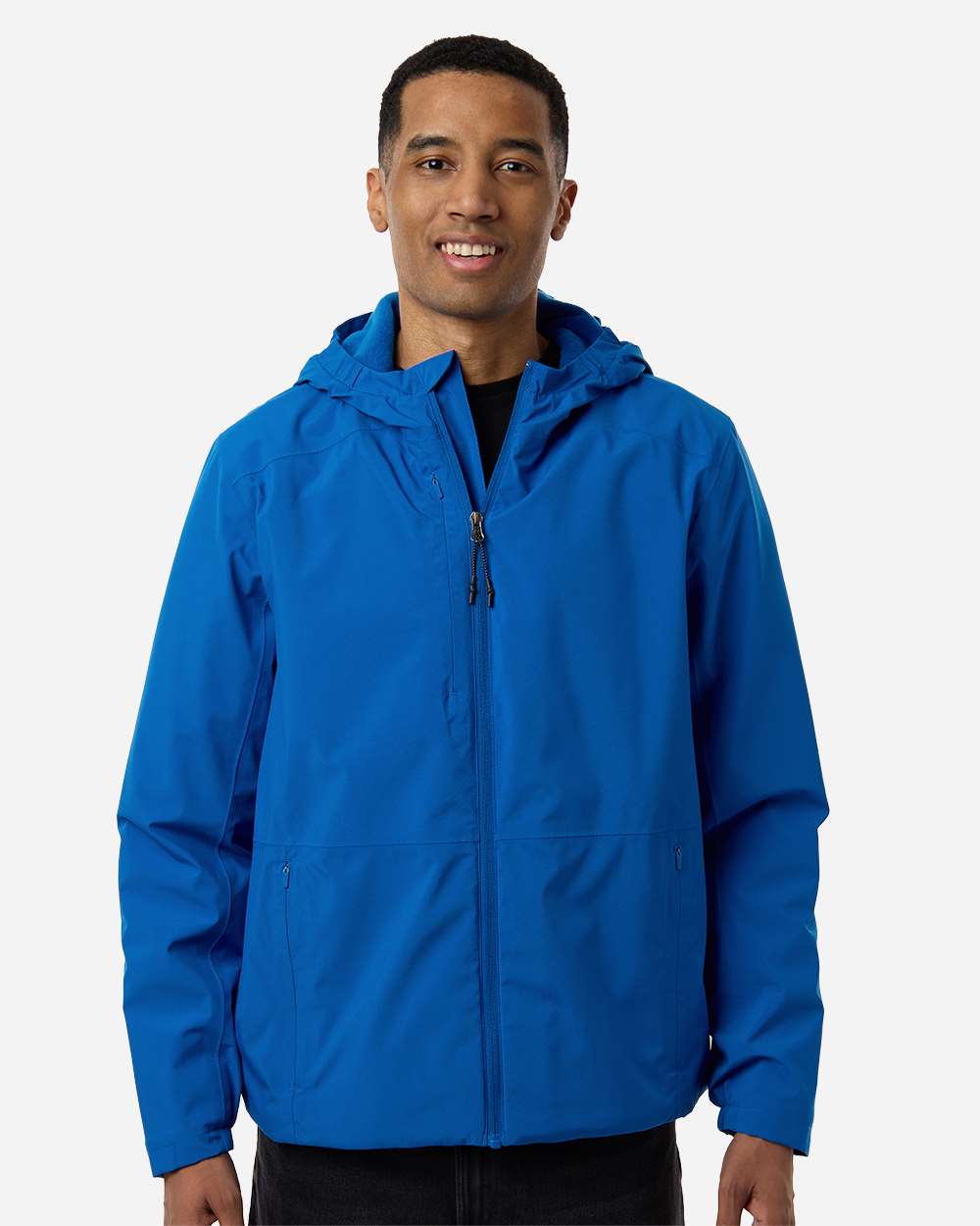 Core 365 CE812 Men's Barrier All Season Jacket with custom embroidery logo — front view — Only Custom Apparel Canada