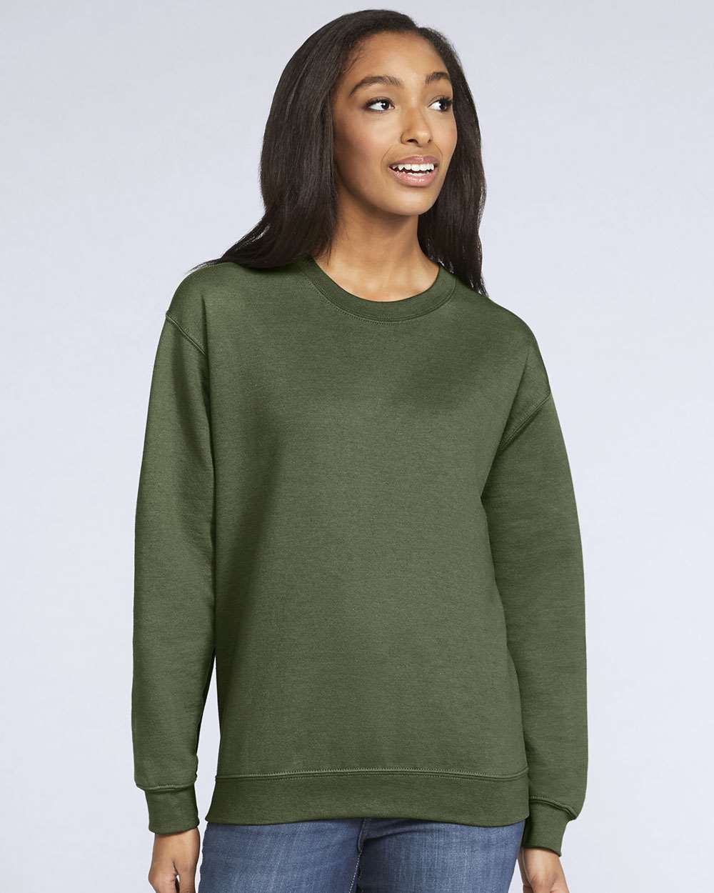 Gildan SF000 Unisex Softstyle Fleece Crewneck Sweatshirt | Custom Print