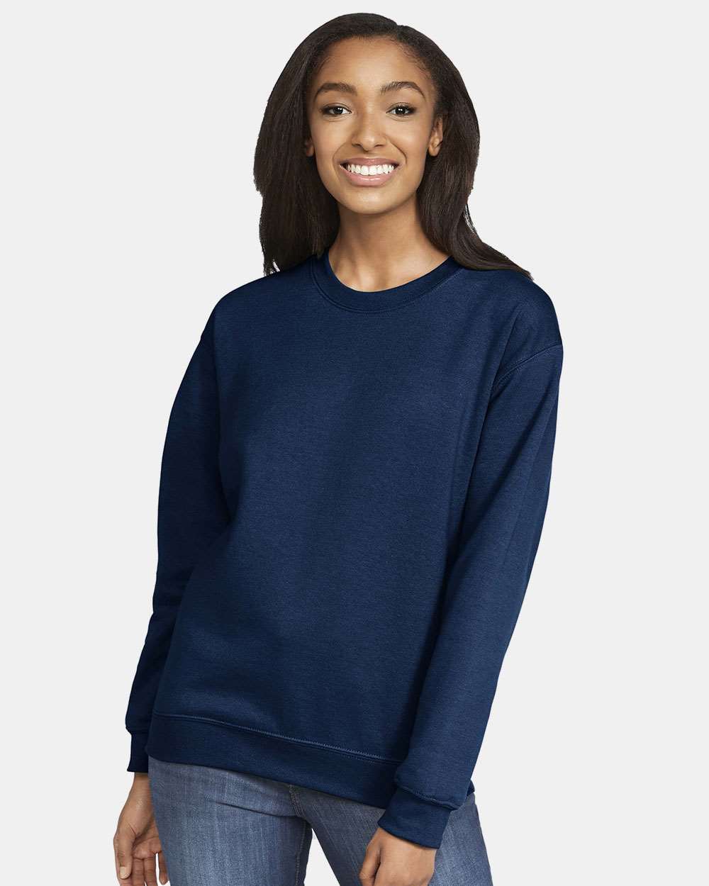 Gildan SF000 Unisex Softstyle Fleece Crewneck Sweatshirt | Custom Print