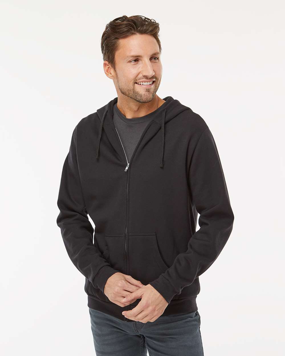 M&O 3331 Unisex Zip Fleece Hoodie | Custom Embroidery & Print