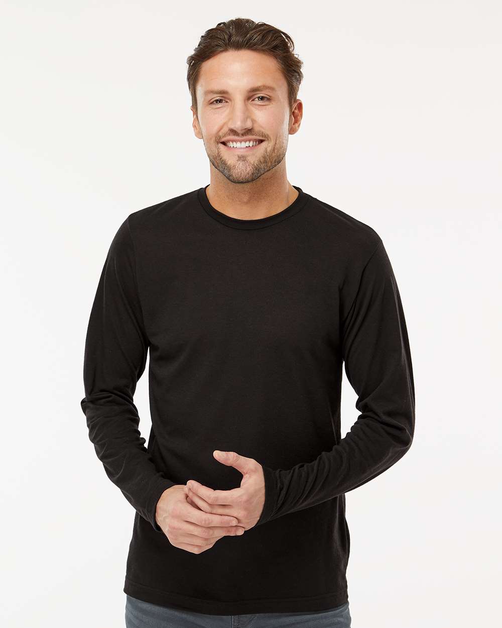 M&O 3520 Unisex Poly-Blend Long Sleeve T-Shirt | Custom Print