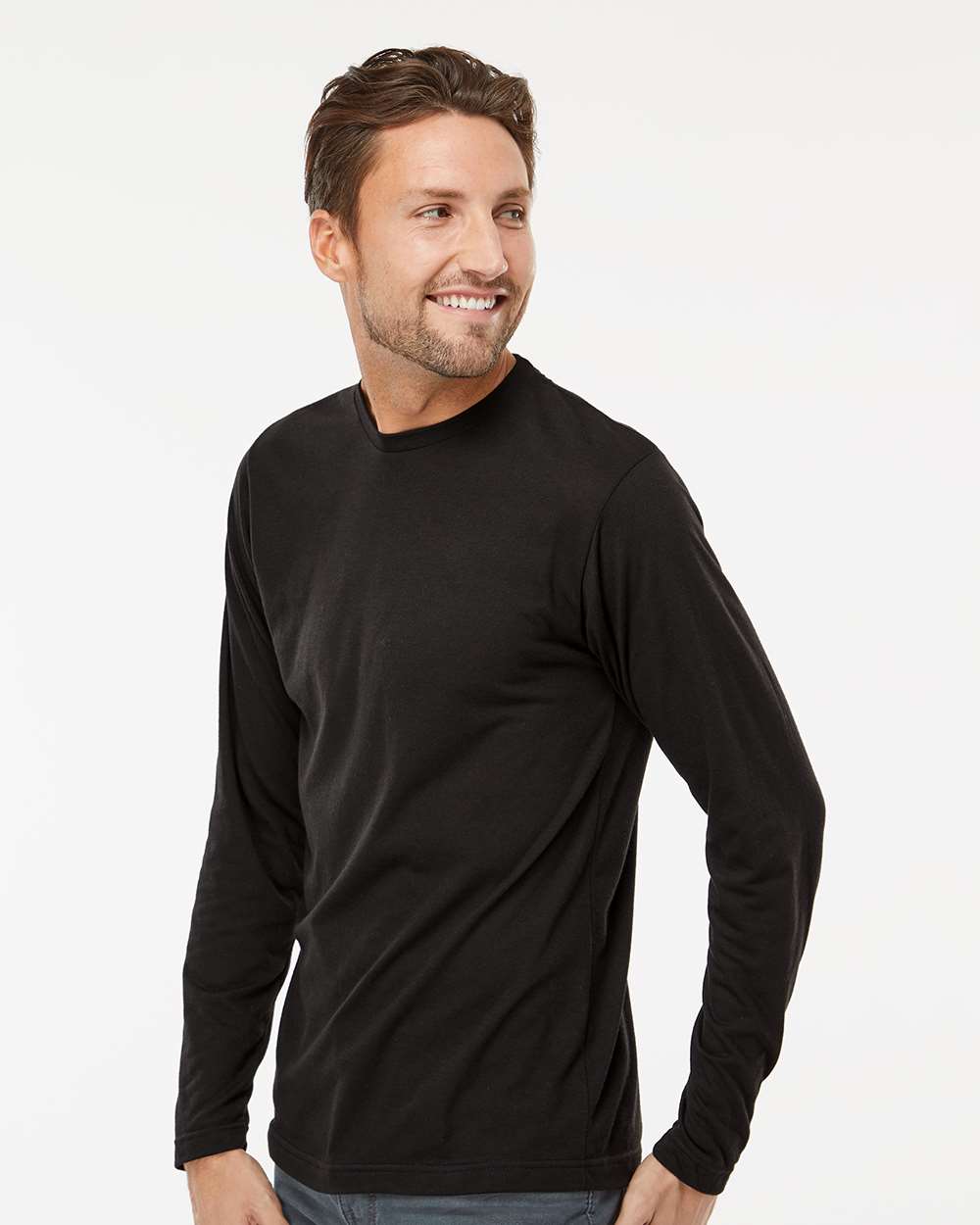 M&O 3520 Unisex Poly-Blend Long Sleeve T-Shirt | Custom Print