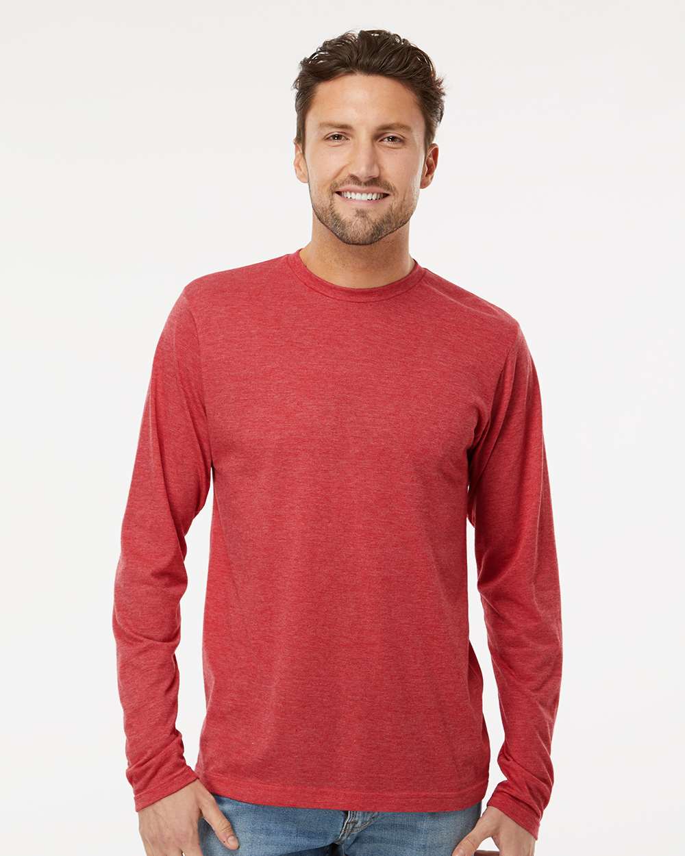 M&O 3520 Unisex Poly-Blend Long Sleeve T-Shirt | Custom Print