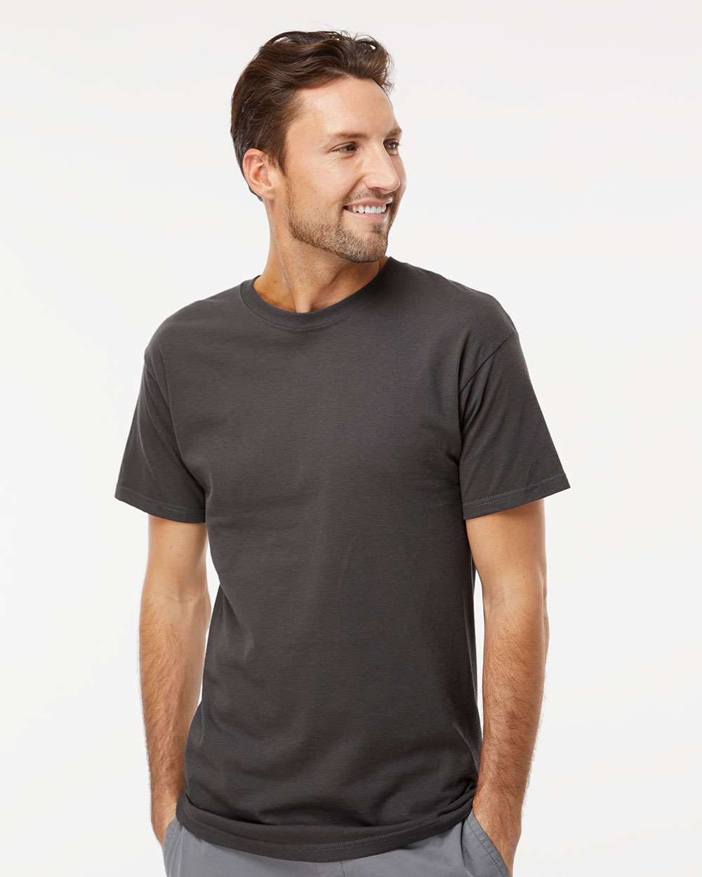 M&O 4800 Men's Gold Soft Touch T-Shirt | Custom Print