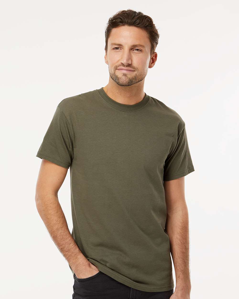 M&O 4800 Men's Gold Soft Touch T-Shirt | Custom Print