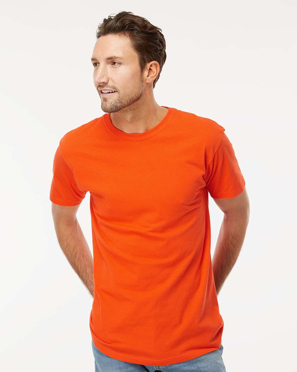 M&O 4800 Men's Gold Soft Touch T-Shirt | Custom Print