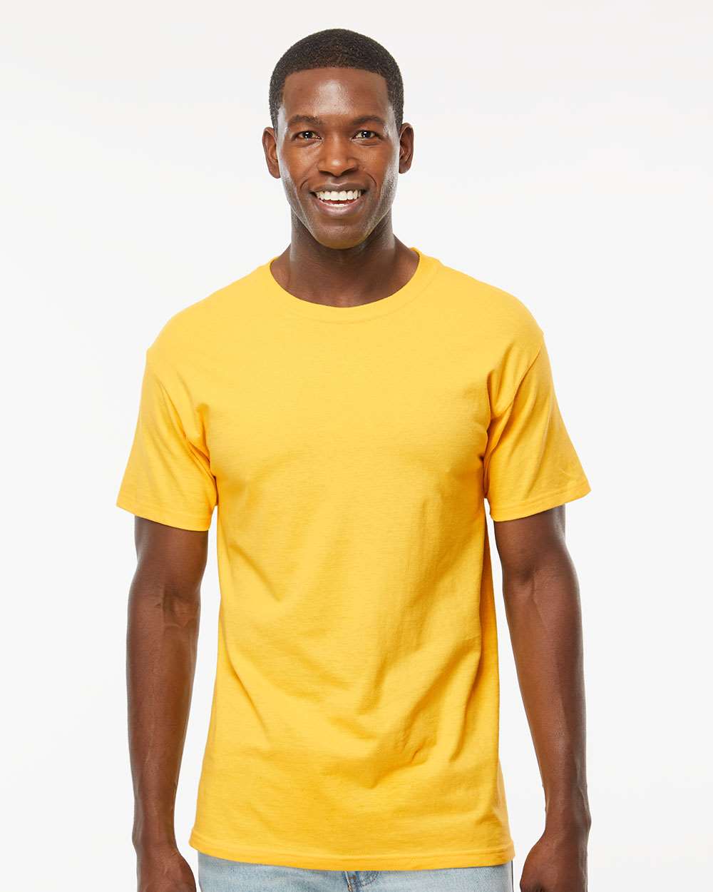 M&O 4800 Men's Gold Soft Touch T-Shirt | Custom Print