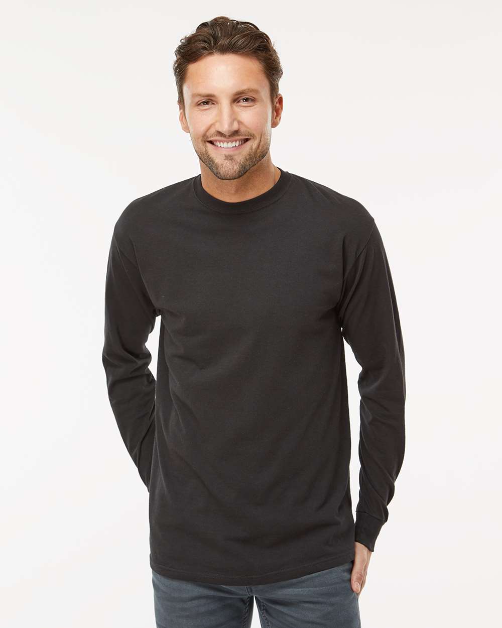 M&O 4820 Unisex Long Sleeve T-Shirt | Custom Print