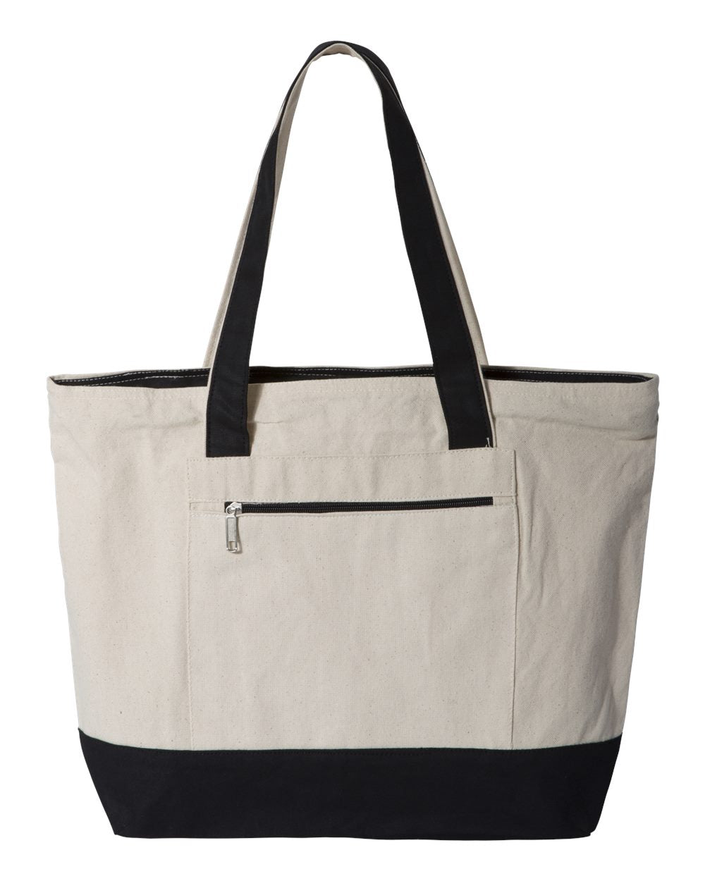 Q-Tees Q1300 19L Zippered Tote | Custom Print & Embroidery