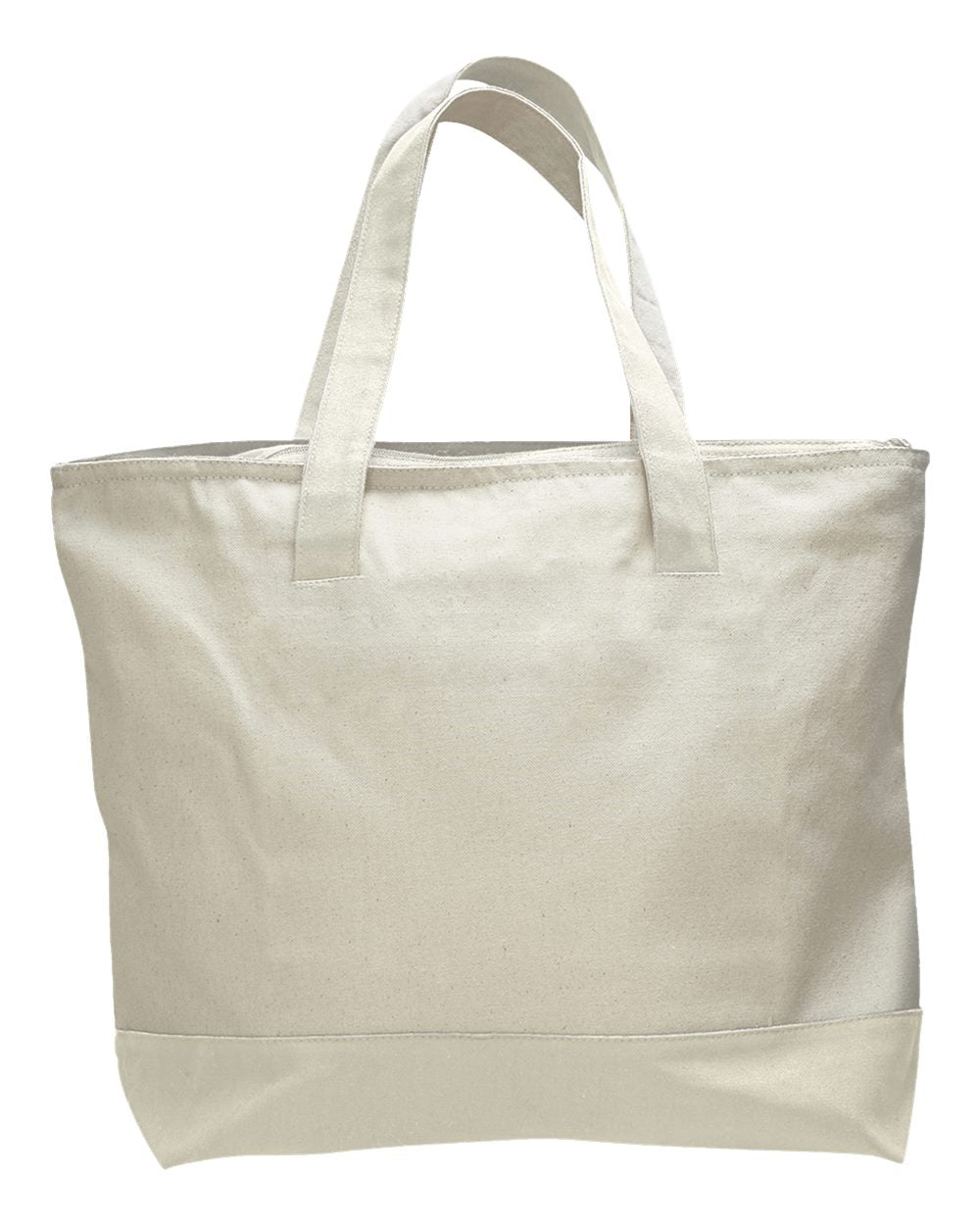 Q-Tees Q1300 19L Zippered Tote | Custom Print & Embroidery