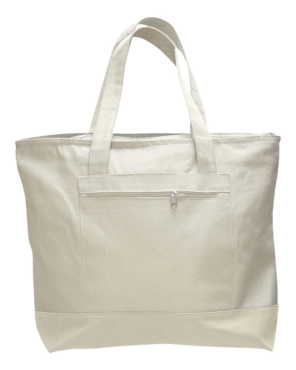 Q-Tees Q1300 19L Zippered Tote | Custom Print & Embroidery