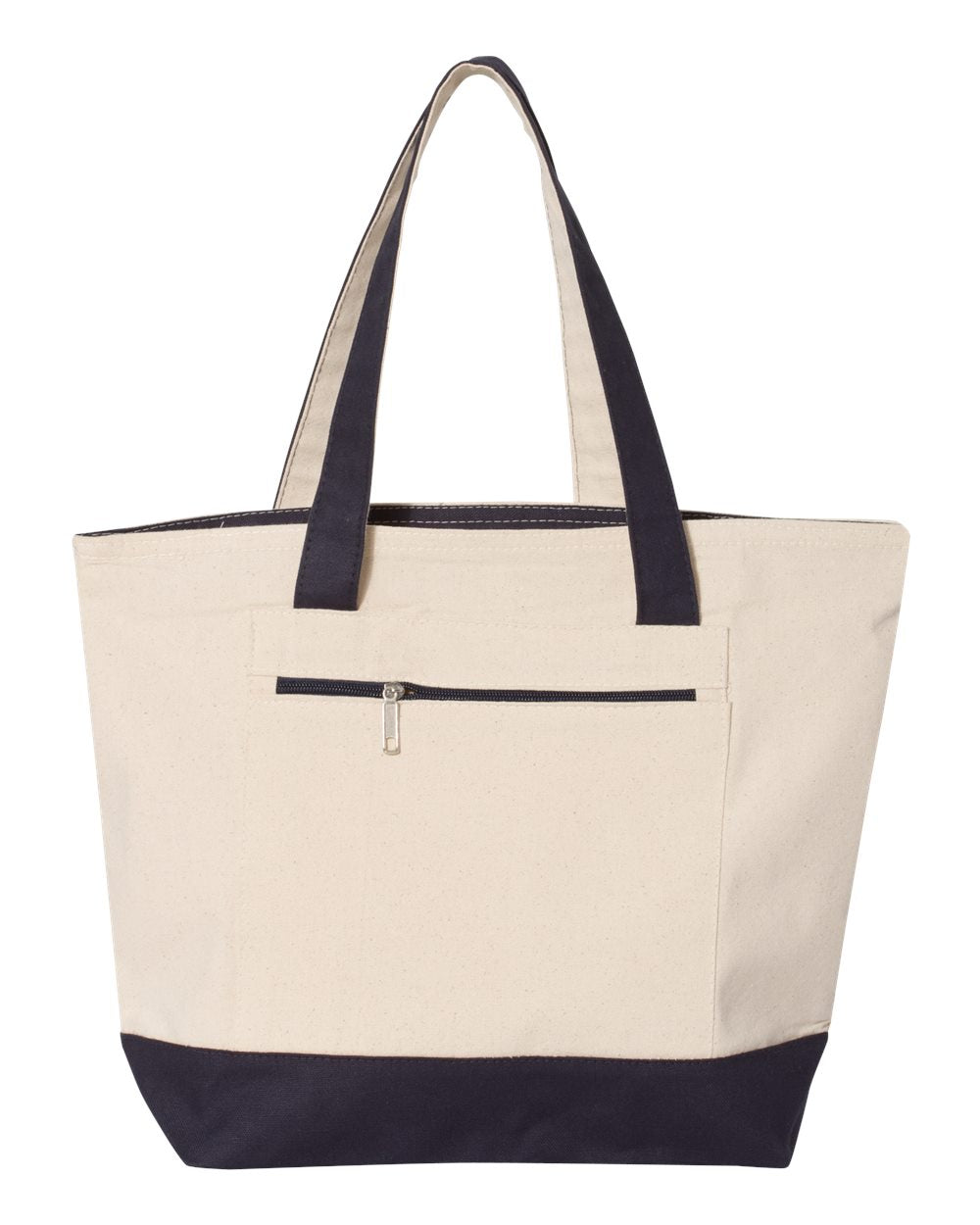 Q-Tees Q1300 19L Zippered Tote | Custom Print & Embroidery