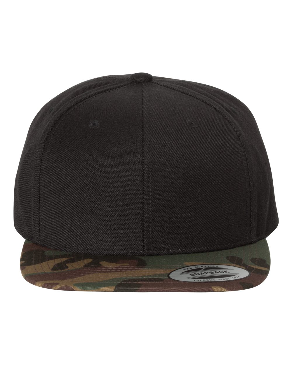 YP Classics 6089M Premium Flat Bill Snapback Cap | Custom Embroidery