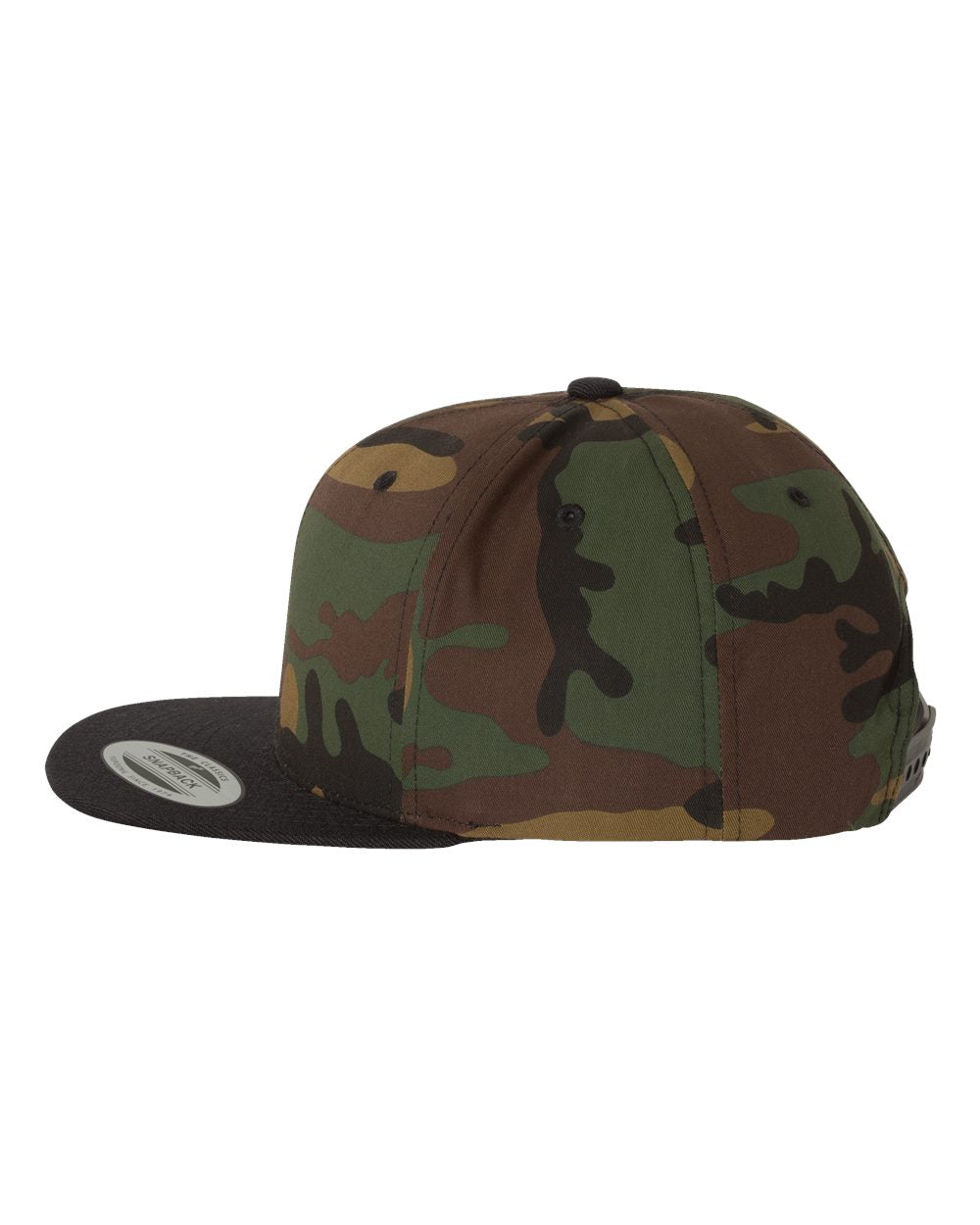 YP Classics 6089M Premium Flat Bill Snapback Cap | Custom Embroidery