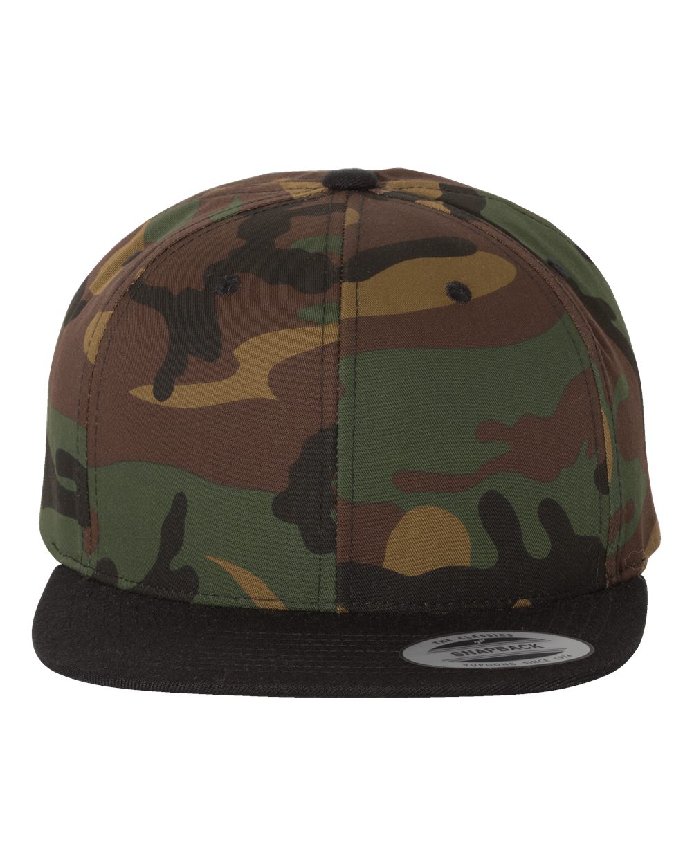 YP Classics 6089M Premium Flat Bill Snapback Cap | Custom Embroidery