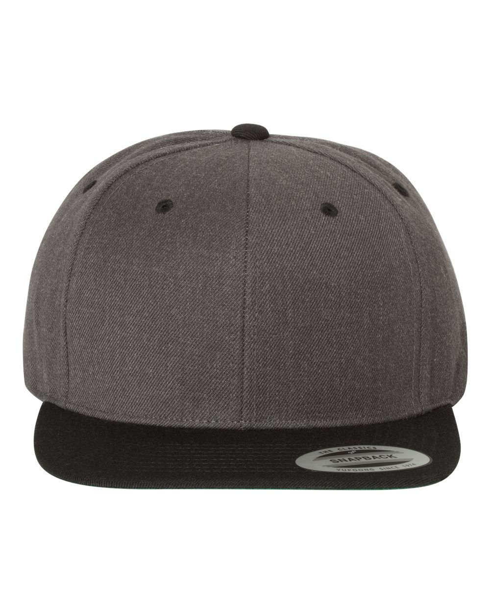 YP Classics 6089M Premium Flat Bill Snapback Cap | Custom Embroidery