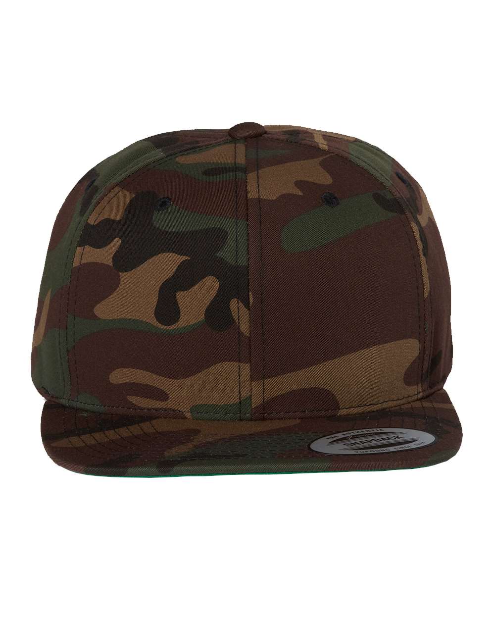 YP Classics 6089M Premium Flat Bill Snapback Cap | Custom Embroidery