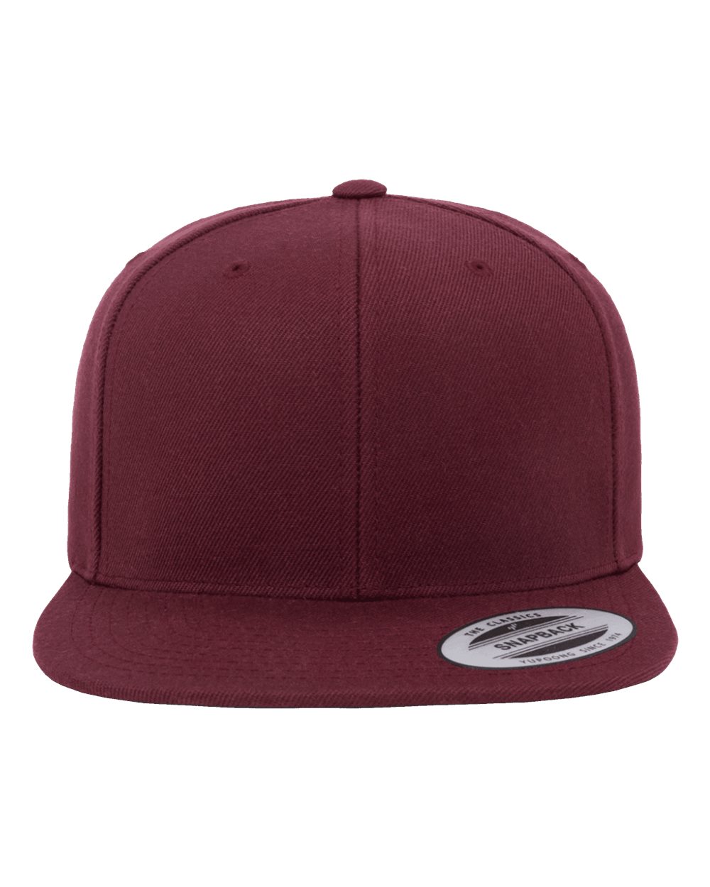 YP Classics 6089M Premium Flat Bill Snapback Cap | Custom Embroidery
