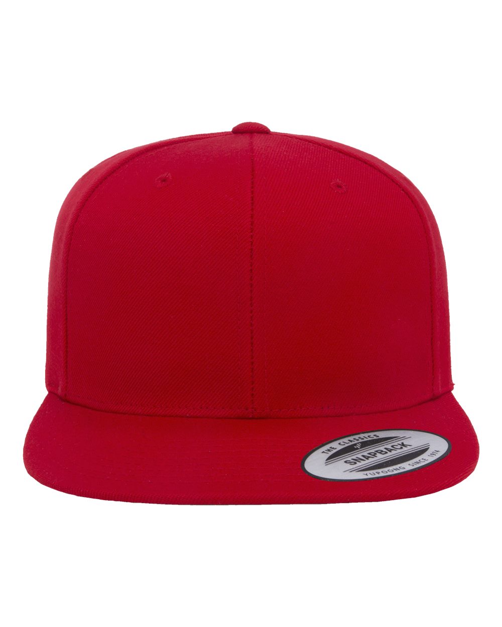 YP Classics 6089M Premium Flat Bill Snapback Cap | Custom Embroidery