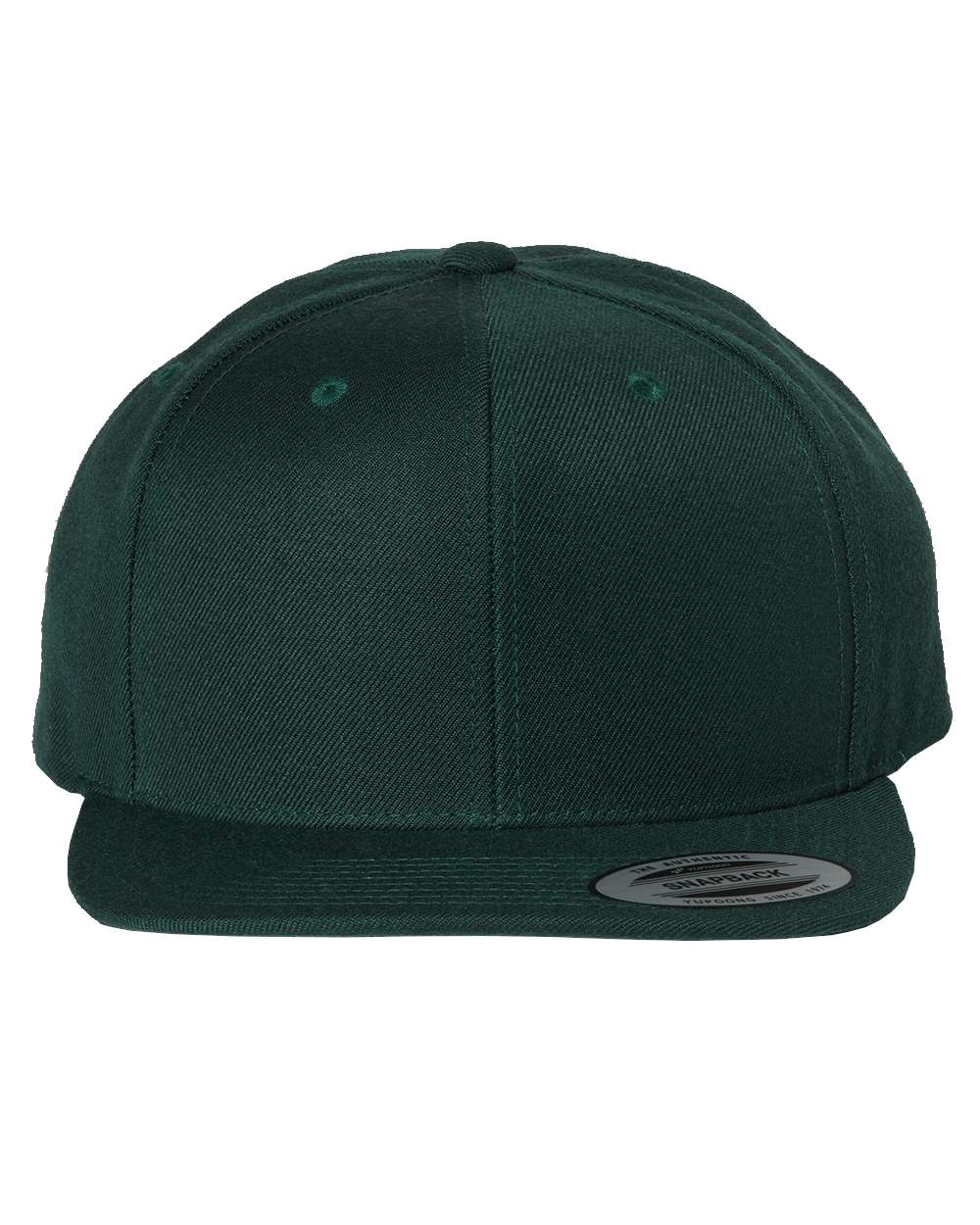 YP Classics 6089M Premium Flat Bill Snapback Cap | Custom Embroidery